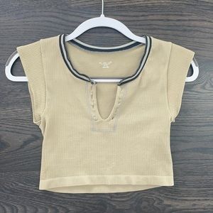 urban outfitters out from under go for gold seamless top